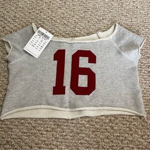 NWT brandy Melville off the shoulder 16 shirt